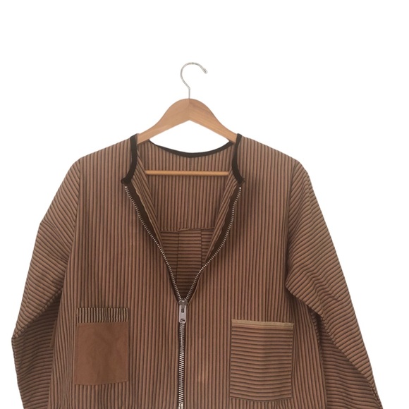 COREY & CO jacket cotton zip up pockets hand made exclusive store in Maine - Picture 5 of 13